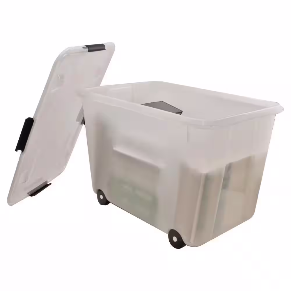 Advantus 15 Gal. Storage Box, Clear