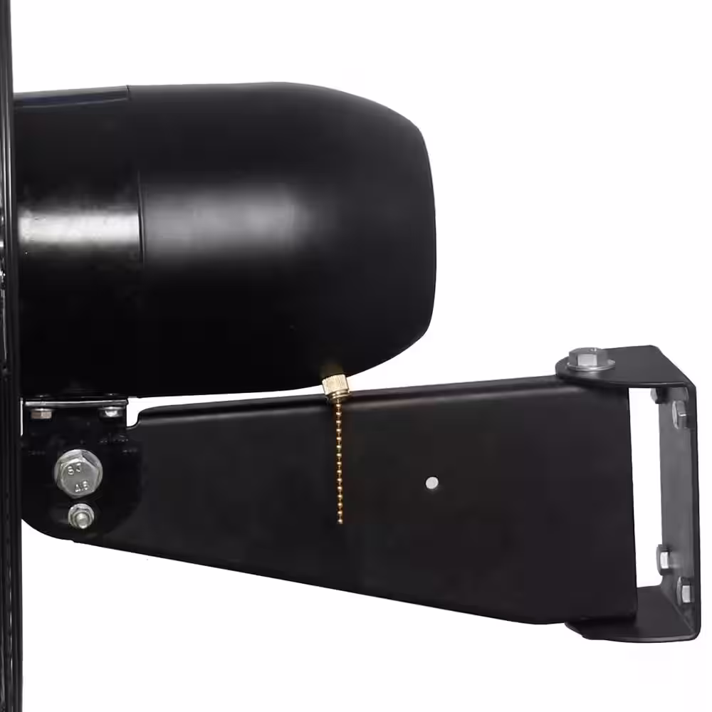 Master 18 in. Indoor Black High Velocity 3-Speed Switch On Wall Mount Fan