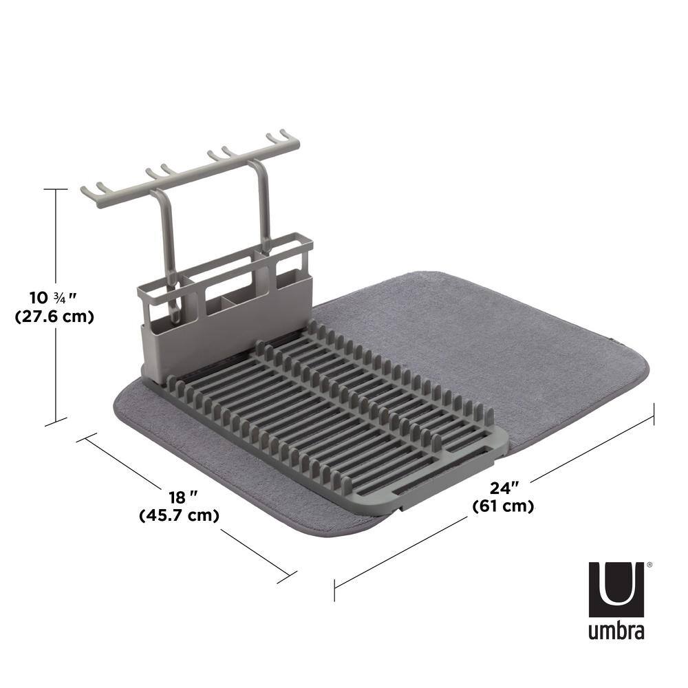 Umbra UDRY Charcoal Drying Mat with Dishrack