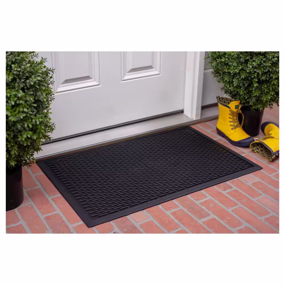 Calloway Mills Rubber Ridge Scraper Doormat 3' x 5'