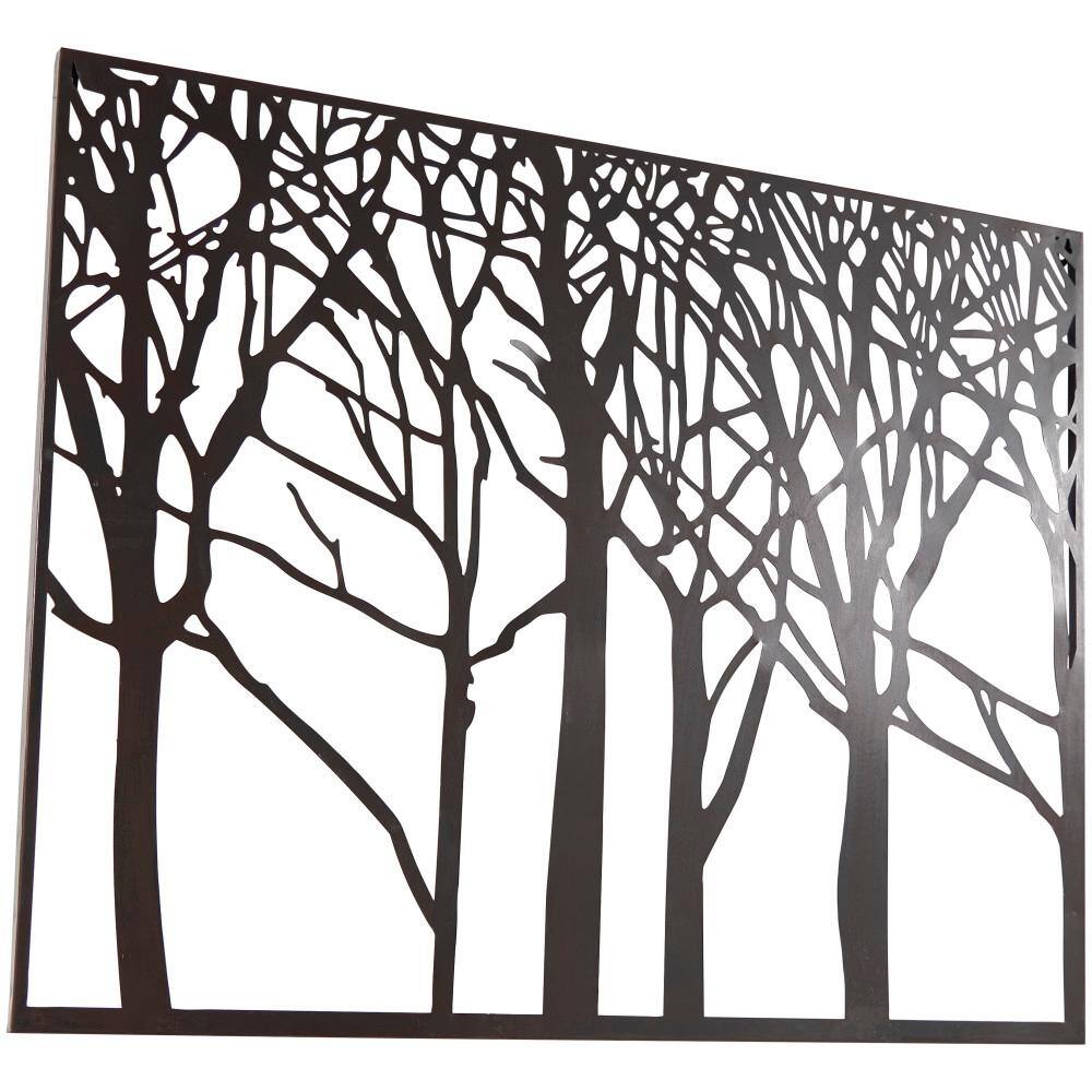 Litton Lane Metal Black Tree Wall Decor