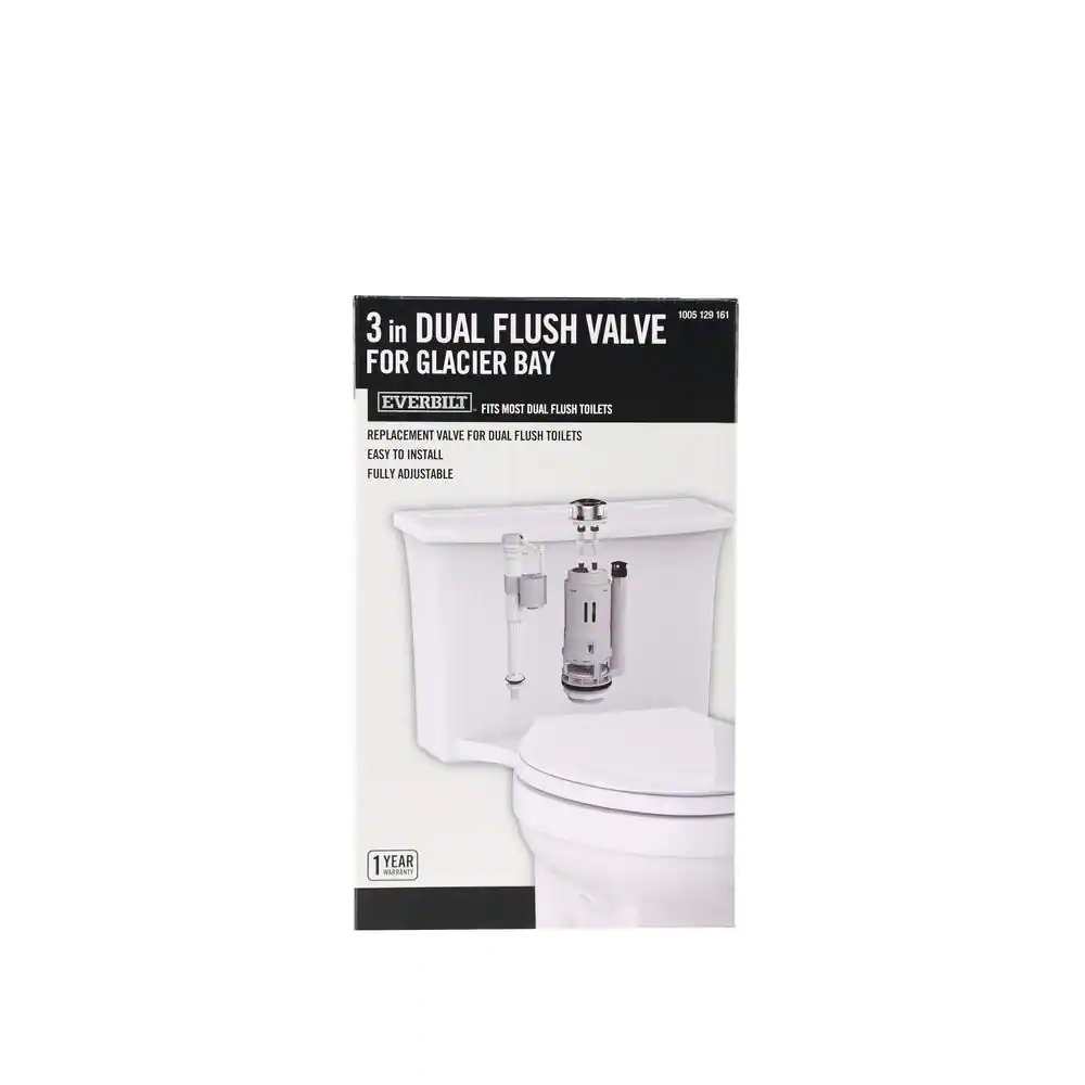 Everbilt Dual Flush Valve for Glacier Bay 3 in. Toilets