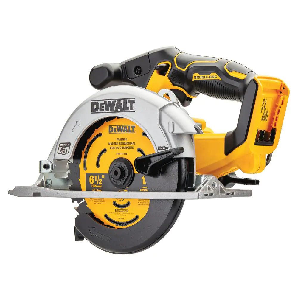 DEWALT 20V MAX Cordless Brushless 6-1/2 in. Sidewinder Style Circular Saw (Tool Only)