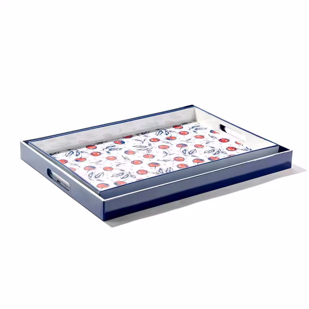American Atelier Bing Cherries Serveware Serving Trays (Set of 2)