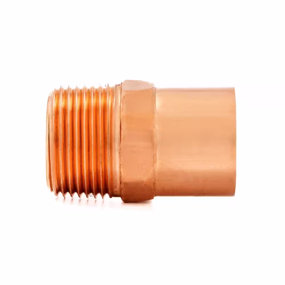 Everbilt 1 in. Copper Pressure Cup x MPT Male Adapter Fitting