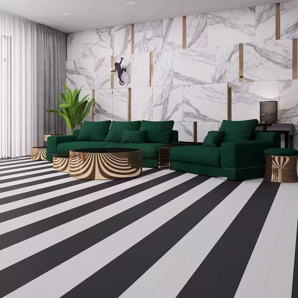Lucida Surfaces MonoCore Marshmallow 22 MIL x 5.2 in. W x 36 in. L Click Lock Waterproof Luxury Vinyl Plank Flooring (13 sqft/case)