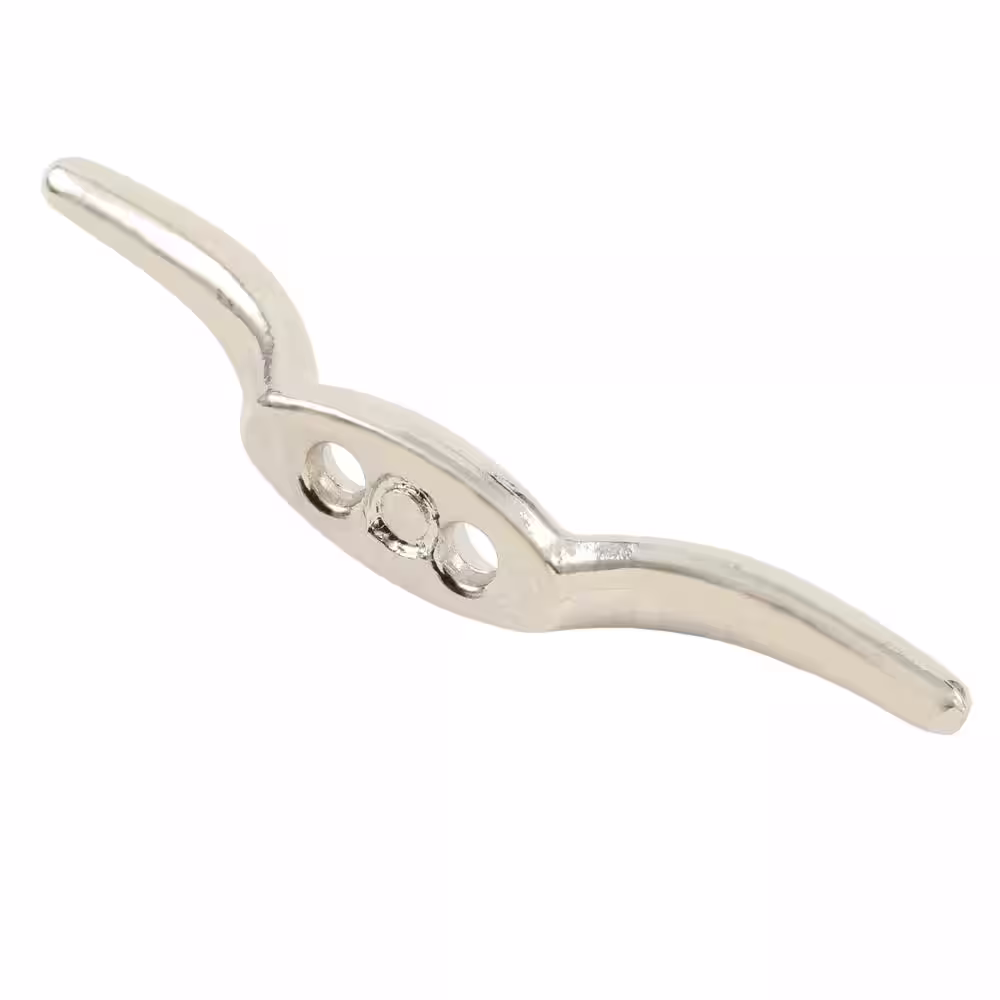 Everbilt 2-1/2 in. Chrome-Plated Rope Cleat (2-Pack)