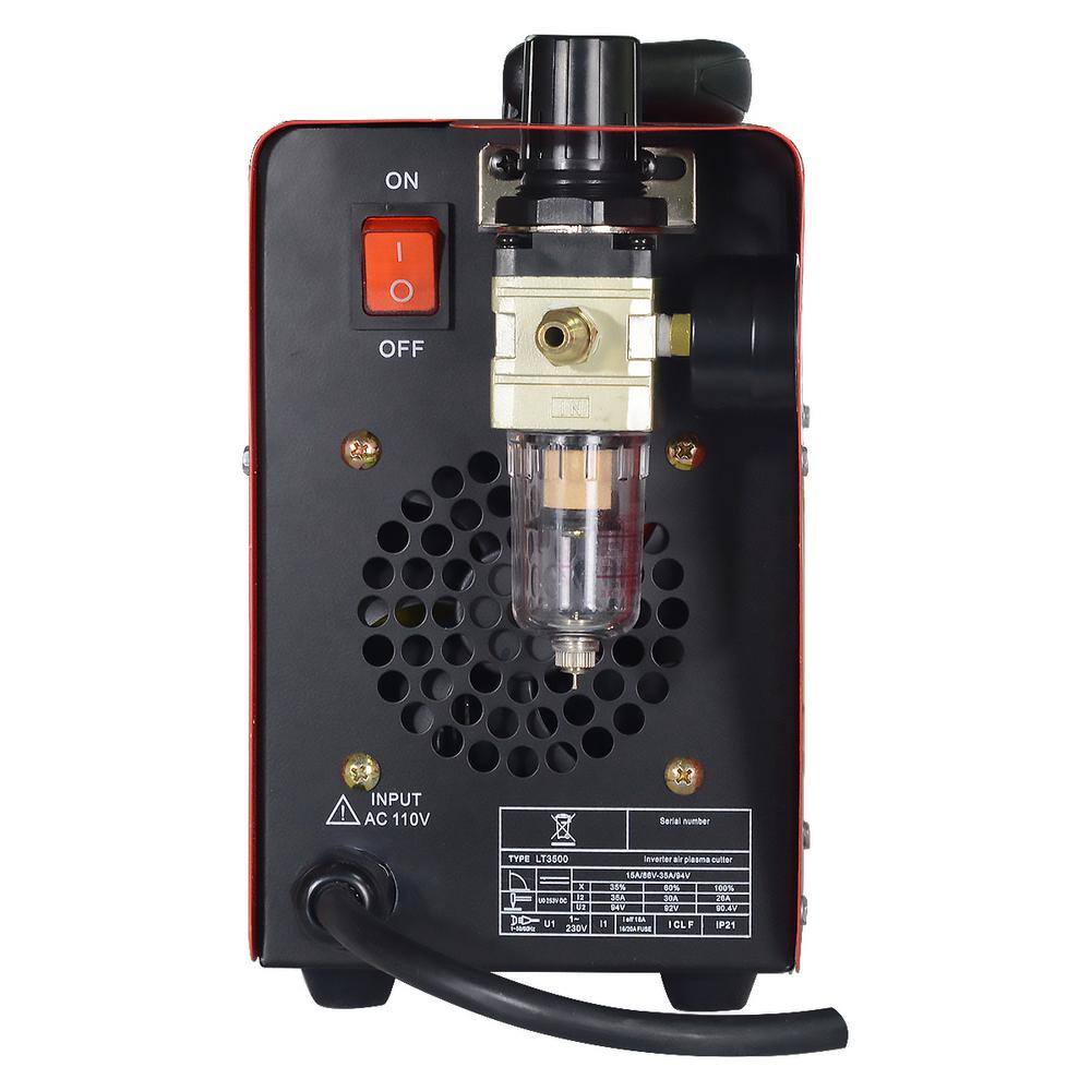 Lotos 35 Amp Compact Inverter Plasma Cutter for Metal, 110V/120V Standard Wall Plug, 2/5 inch Clean Cut