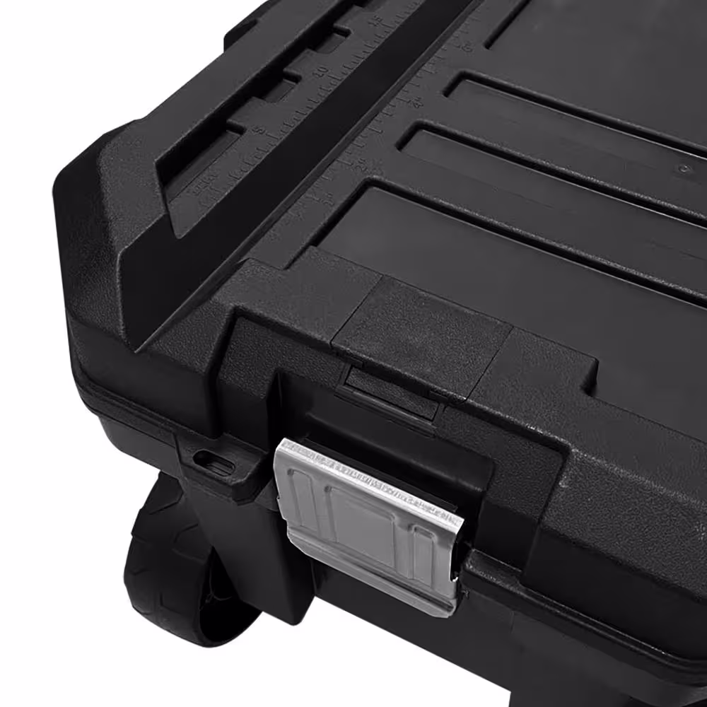 Anvil 24 in. Black Plastic Rolling Tool Box