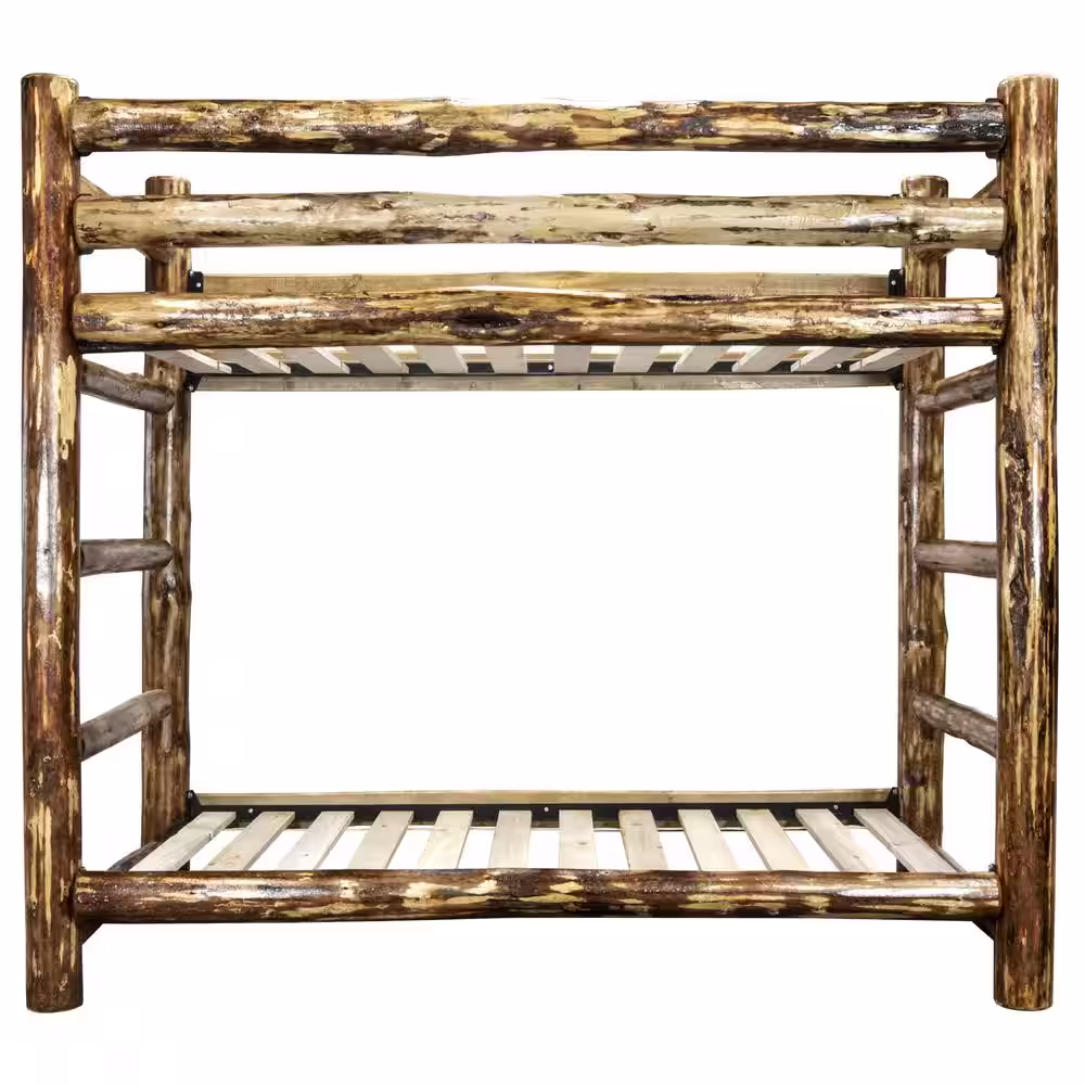 Montana Woodworks Glacier Country Twin Over Twin Wood Bunk Bed