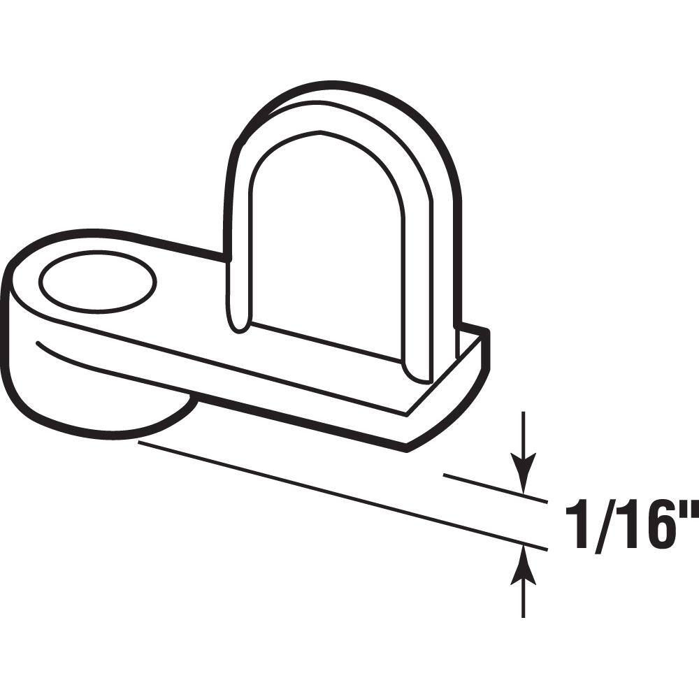 Prime-Line 1/16 in. diecast Window Screen Clips (8-pack)