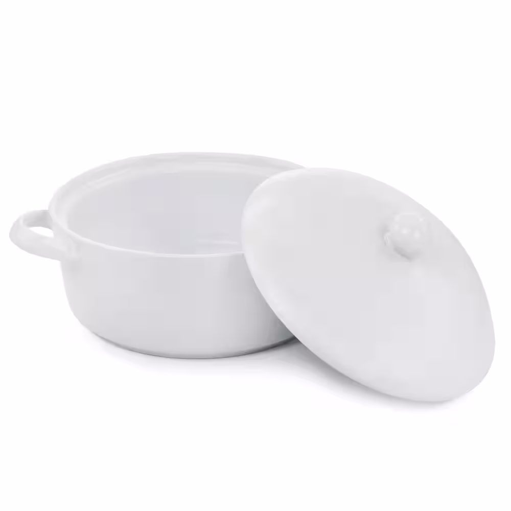 GIBSON elite Gracious Dining 4-Piece White Bakeware Set