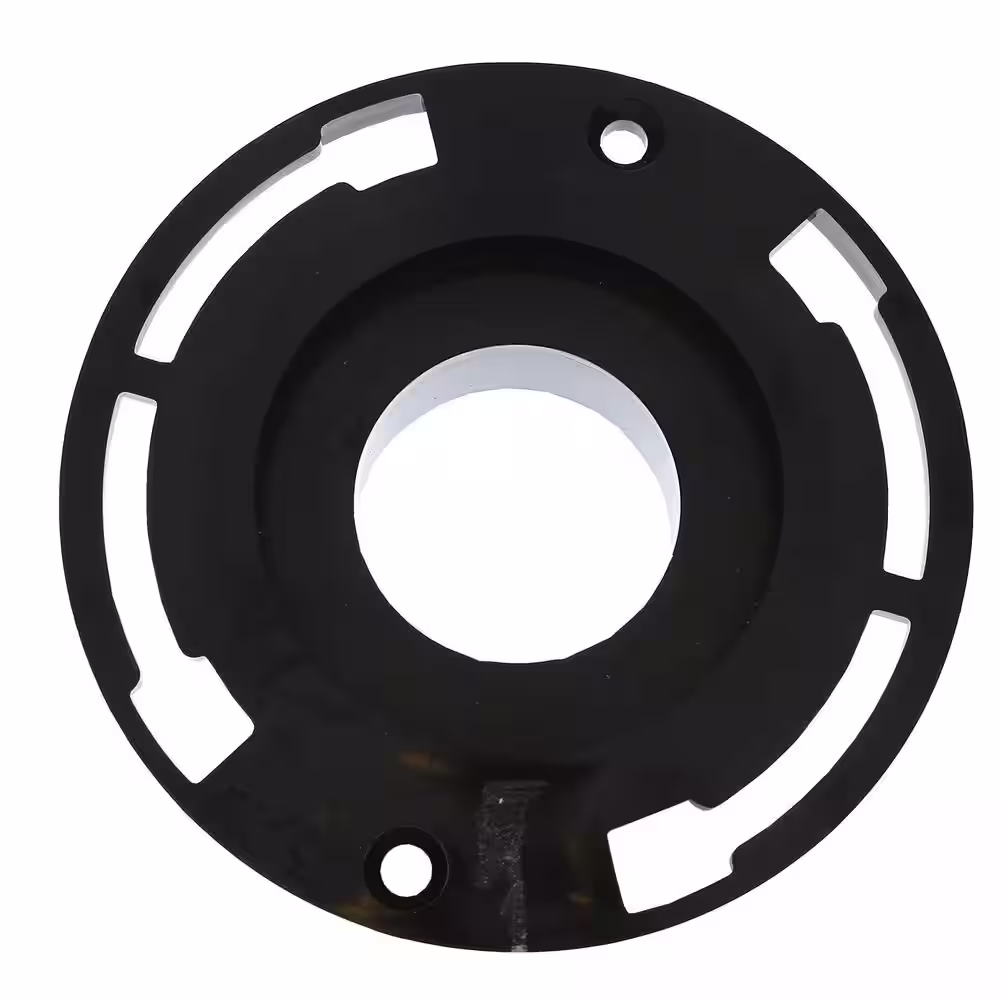JONES STEPHENS 7 in. O.D. Plumbfit ABS Water Closet (Toilet) Flange Less Knockout, Fits Inside 3 in. Schedule 40 DWV Pipe