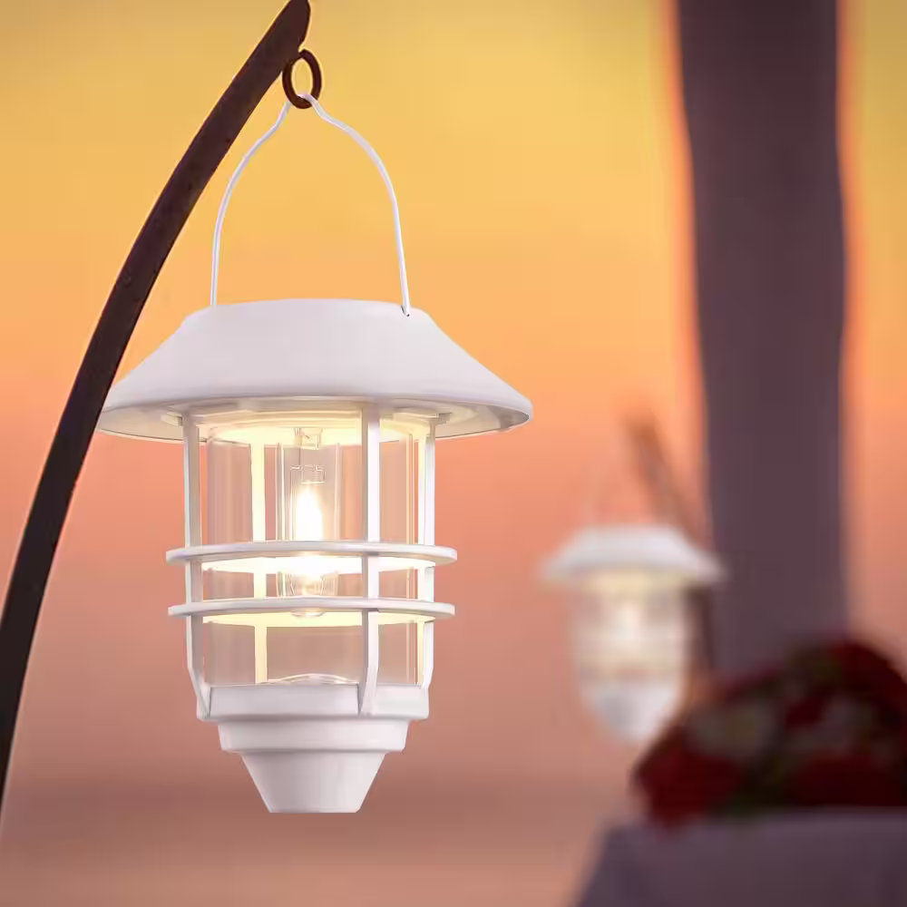 None Outdoor Decor, Solar Lantern Outdoor Lights (2-Pack)