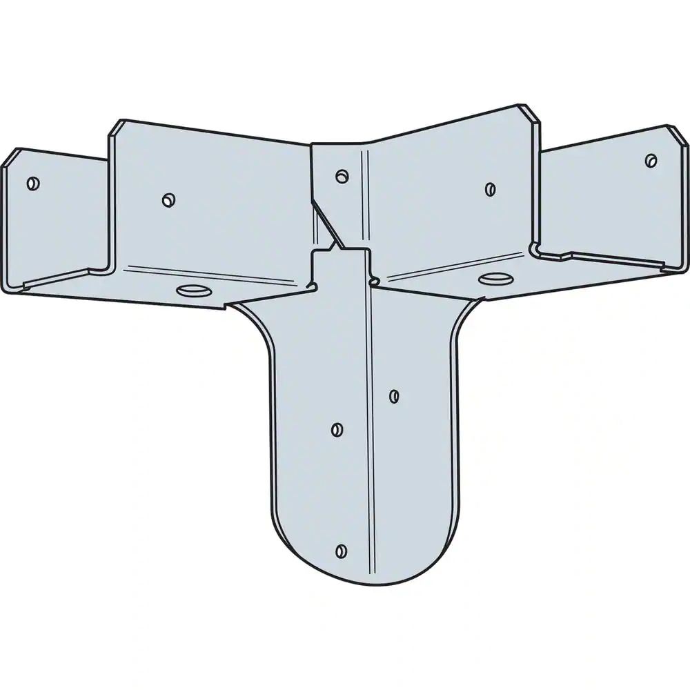 Simpson Strong-Tie RTC 18-Gauge ZMAX Galvanized Rigid Tie Corner for 2 x Nominal Lumber
