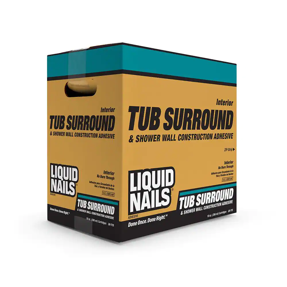 Liquid Nails 10 oz. VOC Tub Surround and Shower Walls Low VOC Adhesive (24-Pack)