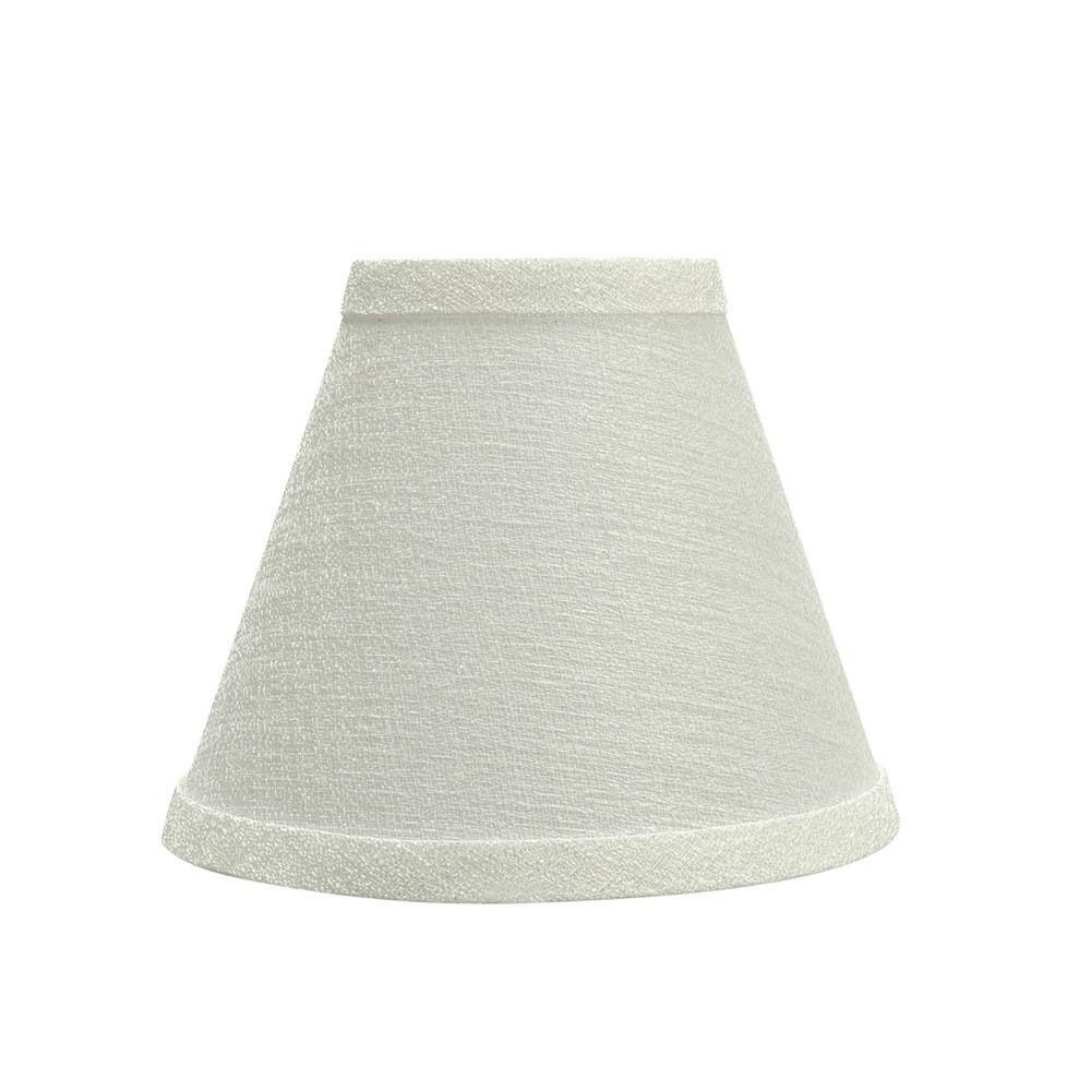 Aspen Creative Corporation 6 in. x 5 in. Pearl Linen Hardback Empire Lamp Shade (9-Pack)