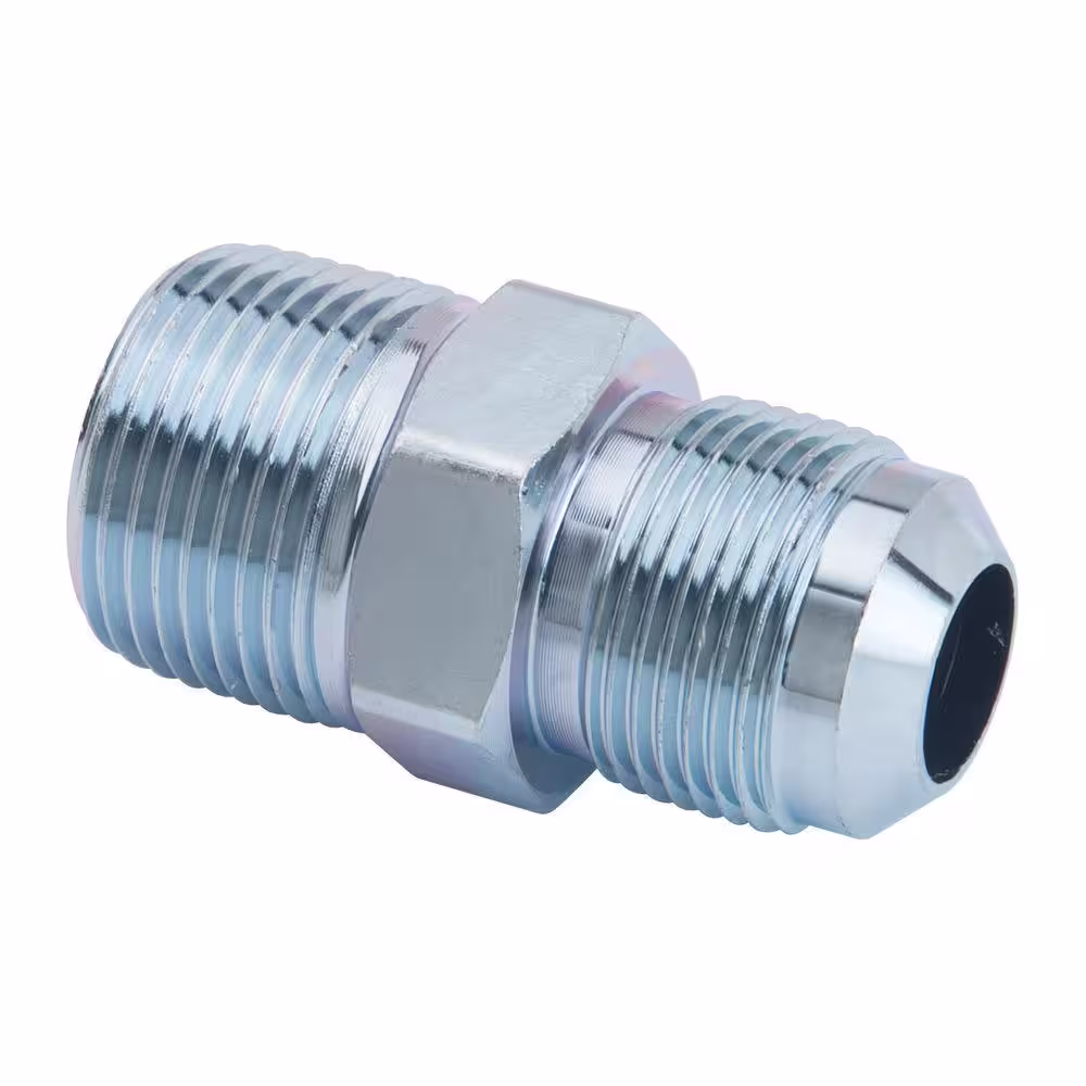 BrassCraft 5/8 in. O.D. Flare (15/16-16 Thread) x 3/4 in. MIP Steel Gas Fitting