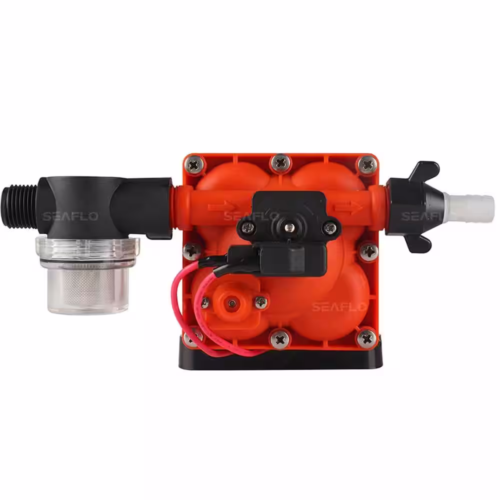 SEAFLO 12-Volt 3.0 GPM 0.064 HP Variable Flow Water Pressure Diaphragm Pump