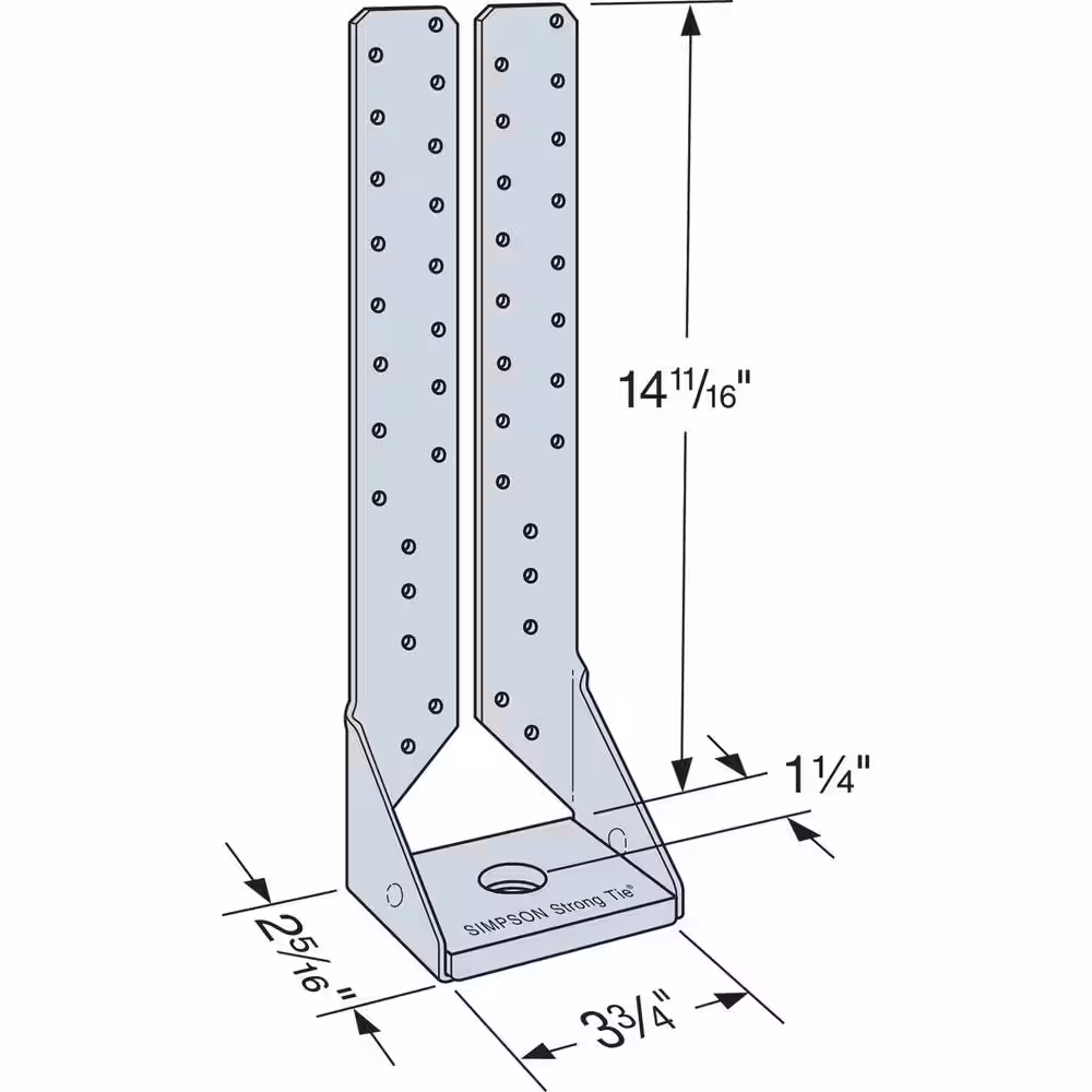 Simpson Strong-Tie MGT 3-3/4 in. Galvanized Medium Girder Tie