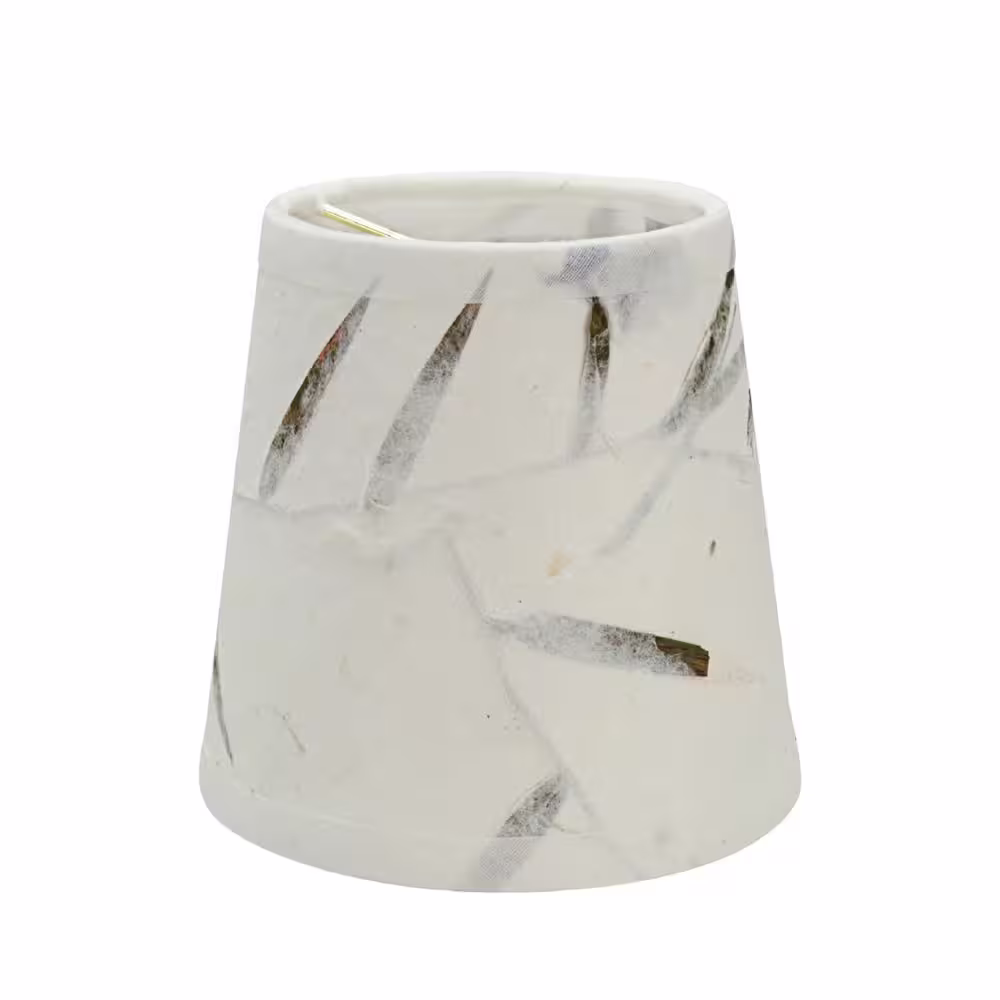 Aspen Creative Corporation 4 in. x 4 in. Off White Hardback Empire Lamp Shade (5-Pack)