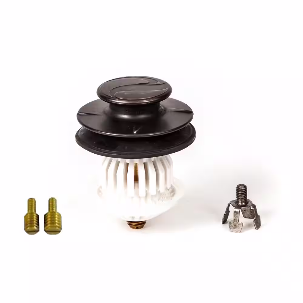 PF WaterWorks 1.5 /1.25 in. DrainEASY Universal Clog Preventing Tub Stopper/Strainer w/ 3/8 in. & 5/16 in. Fittings Oil Rubbed Bronze