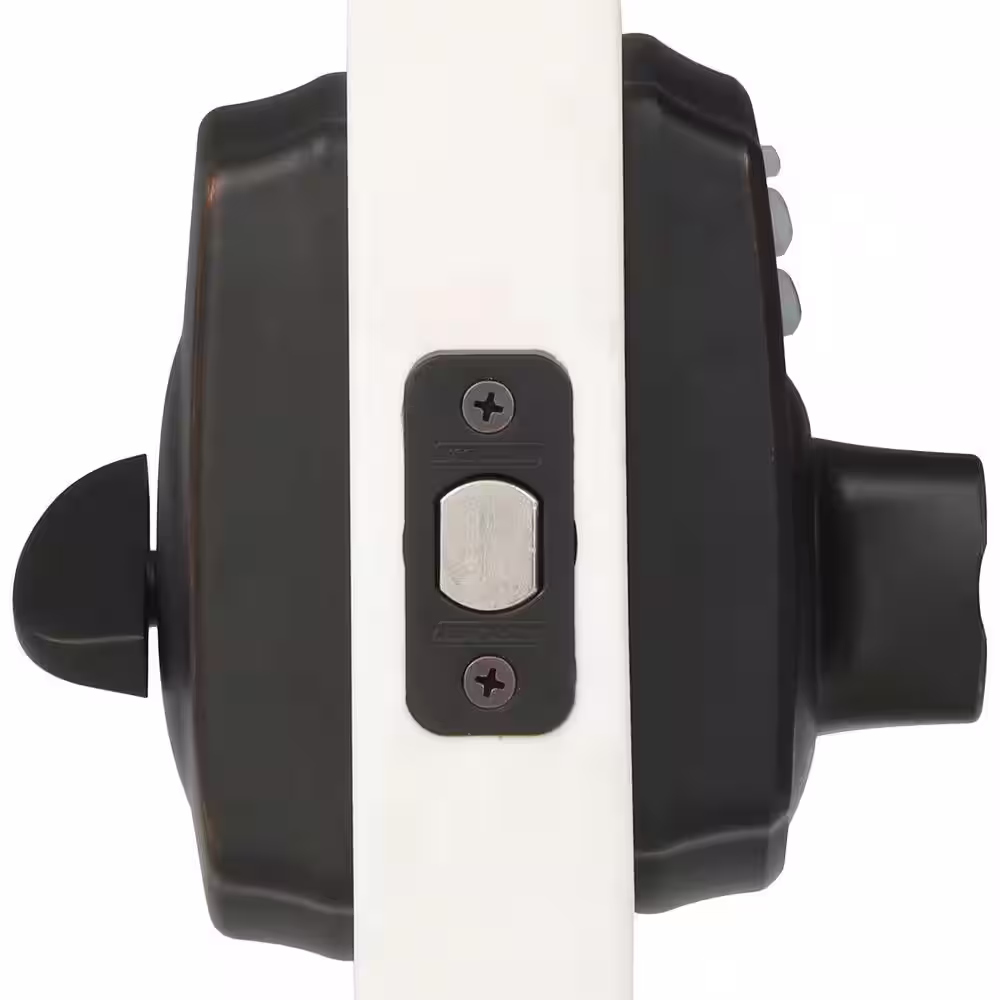 Schlage Camelot Aged Bronze Electronic Keypad Deadbolt