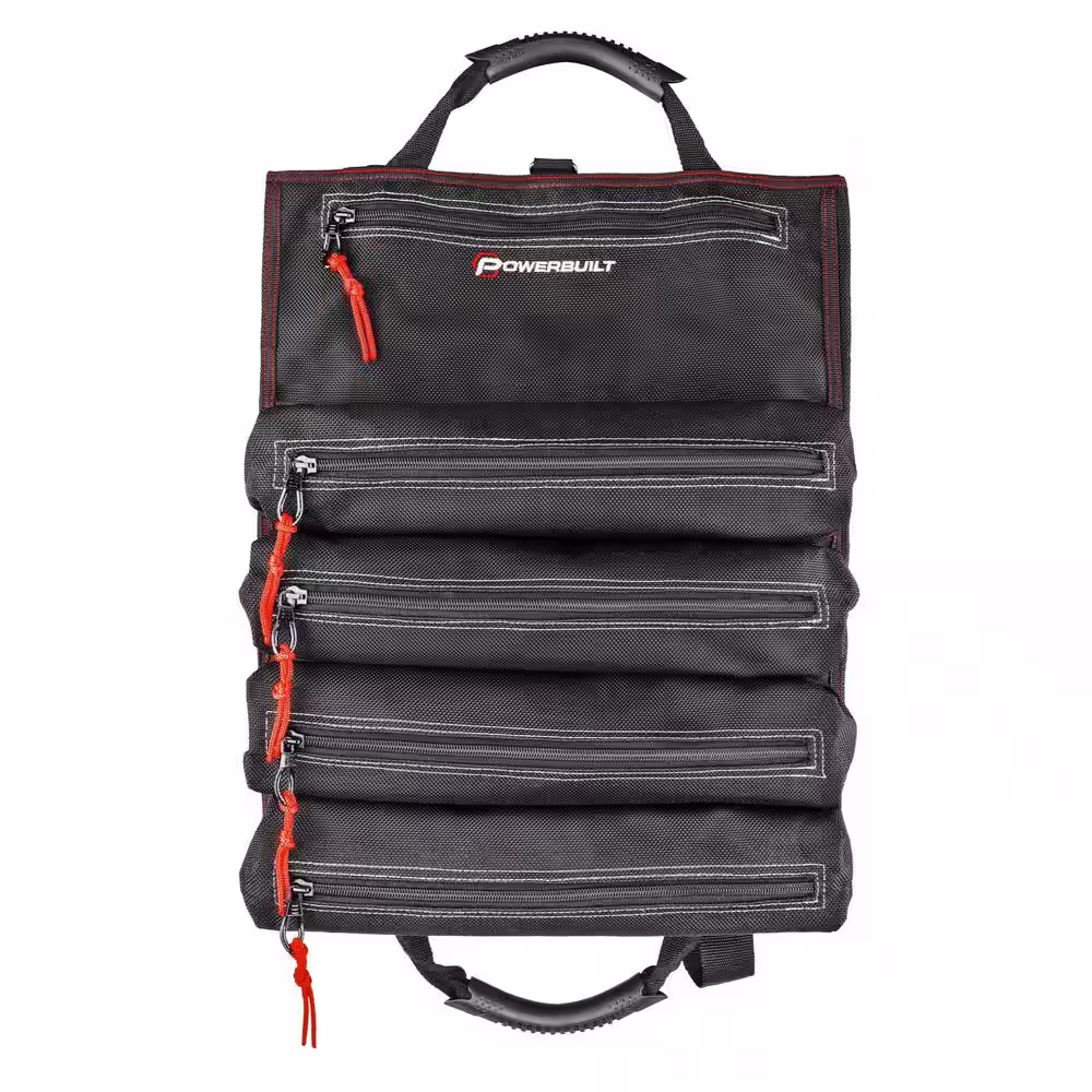 None 5 Pocket Tool Roll Organizer