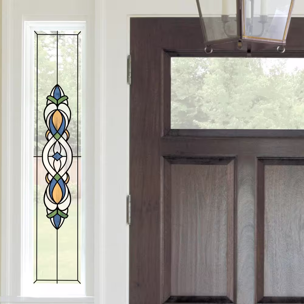 InHome Blue Bristol Stained Glass Decal (Set of 2)