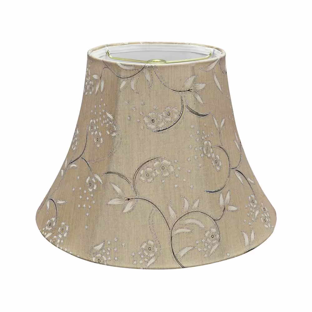 Aspen Creative Corporation 13 in. x 9.5 in. Light Gold Bell Lamp Shade