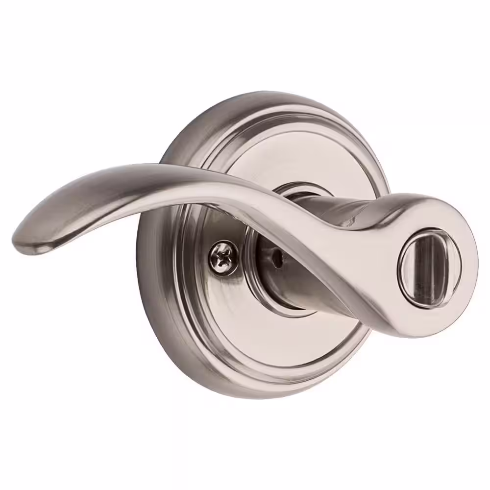 Baldwin Prestige Tobin Satin Nickel Universal Bed/Bath Door Handle