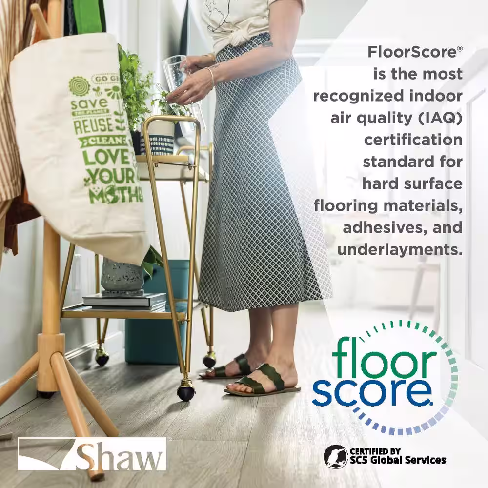 Shaw Breckenridge Alder 12 MIL x 7 in. W x 48 in. L Click Lock Waterproof Luxury Vinyl Plank Flooring (18.7 sqft/case)