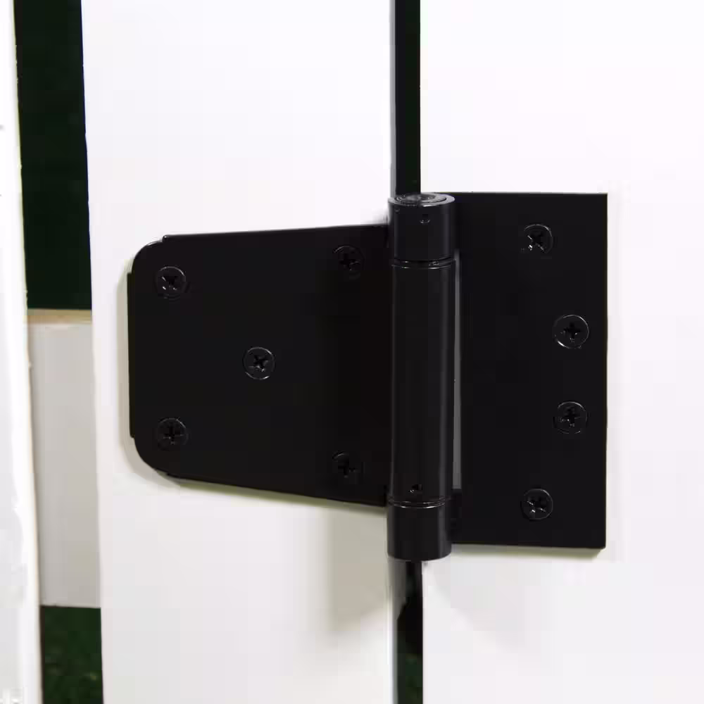 Everbilt 3-1/2 in. Black Spring Tee Hinge