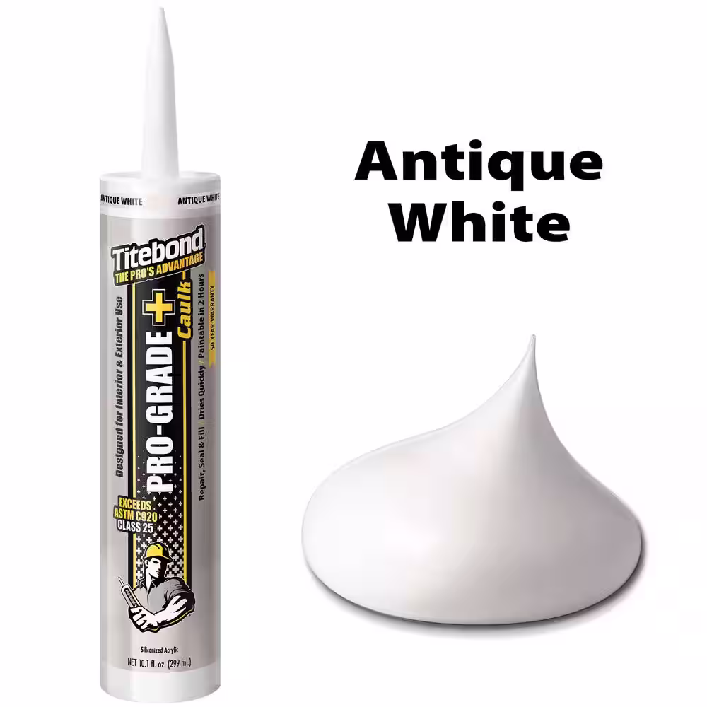 Titebond 10.1 oz. Antique White Pro-Grade Plus (12-Pack)
