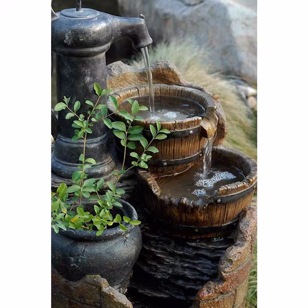None Glenville Water Pump Cascading Water Fountain
