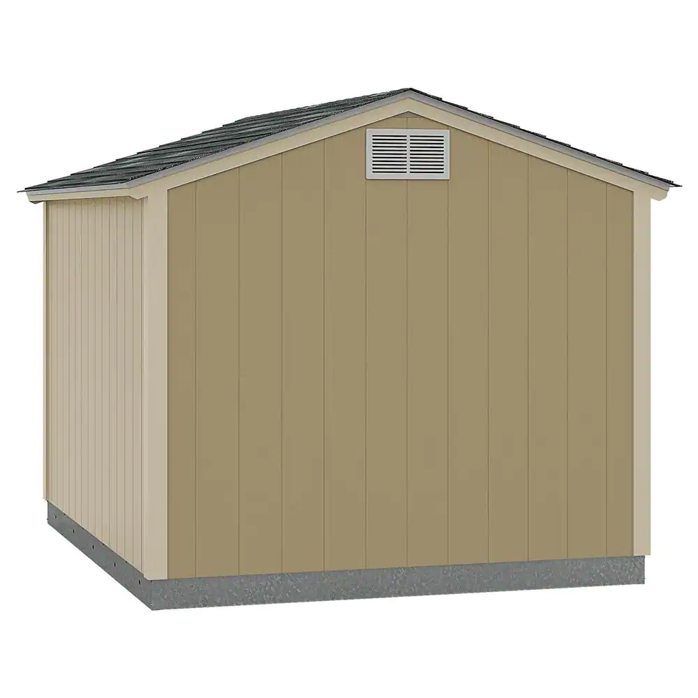 Tuff Shed Tahoe Series Edgewood Installed Storage Shed 8 ft. x 10 ft. x 7 ft. 10 in. Unpainted (80 sq. ft.) 6 ft. High Sidewall