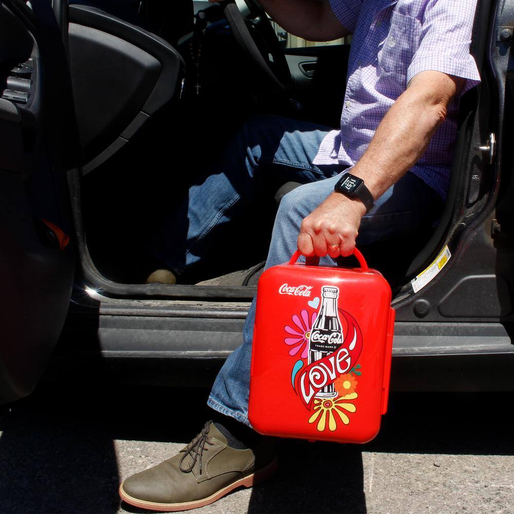 Coca-Cola 4 lit cooler with 1971 LOVE Graphic