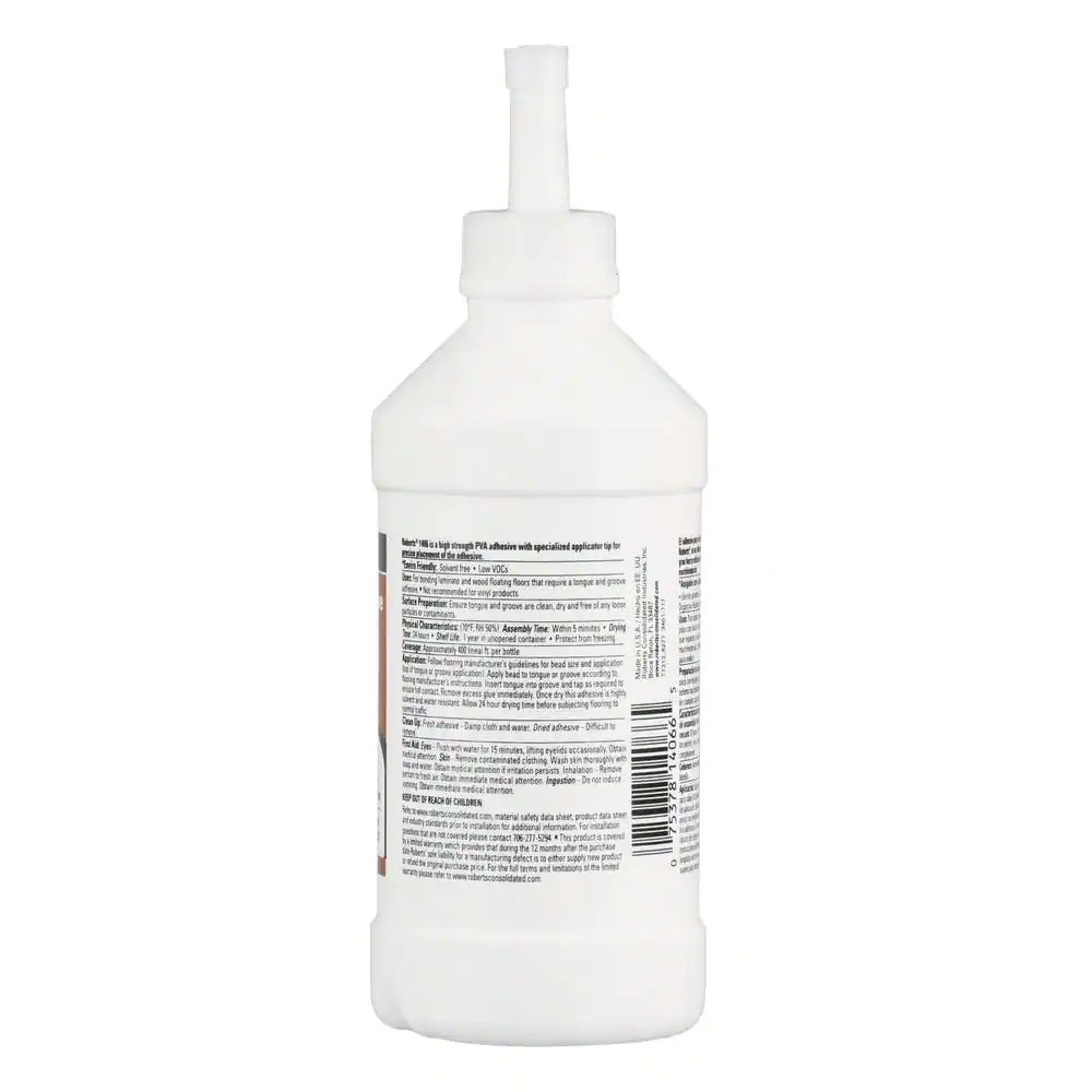 ROBERTS 1406 16 oz. Tongue and Groove Adhesive in Pint Applicator Bottle