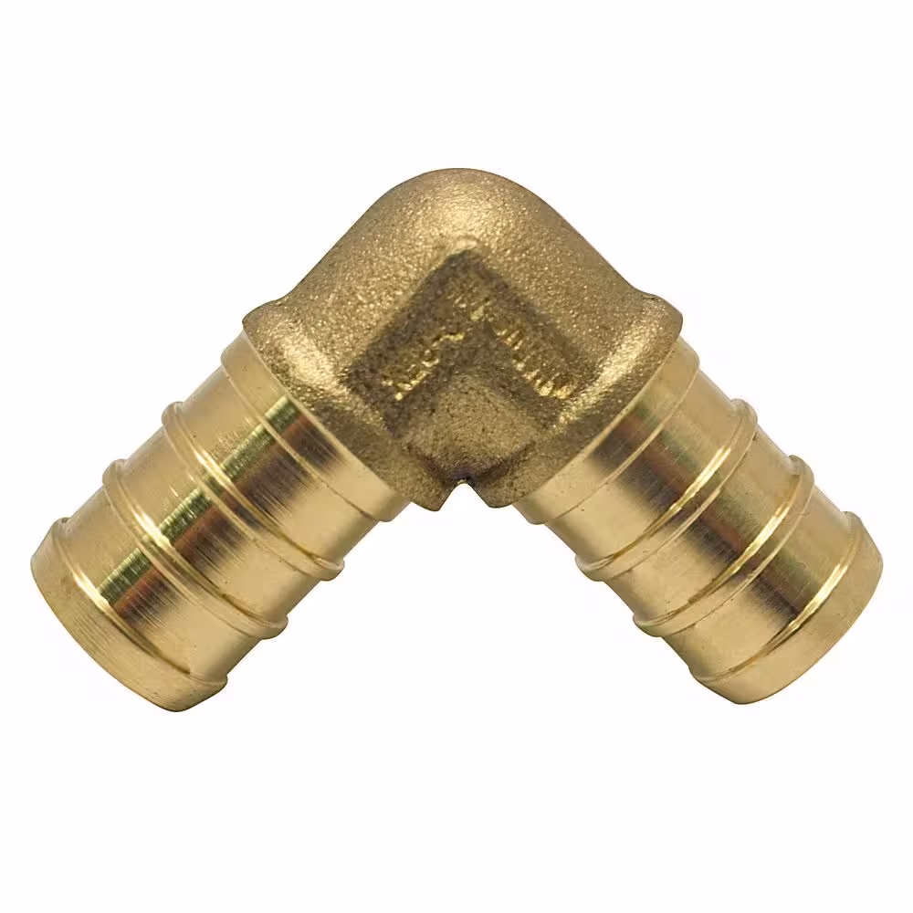Apollo 1/2 in. Brass PEX-B Barb 90-Degree Elbow