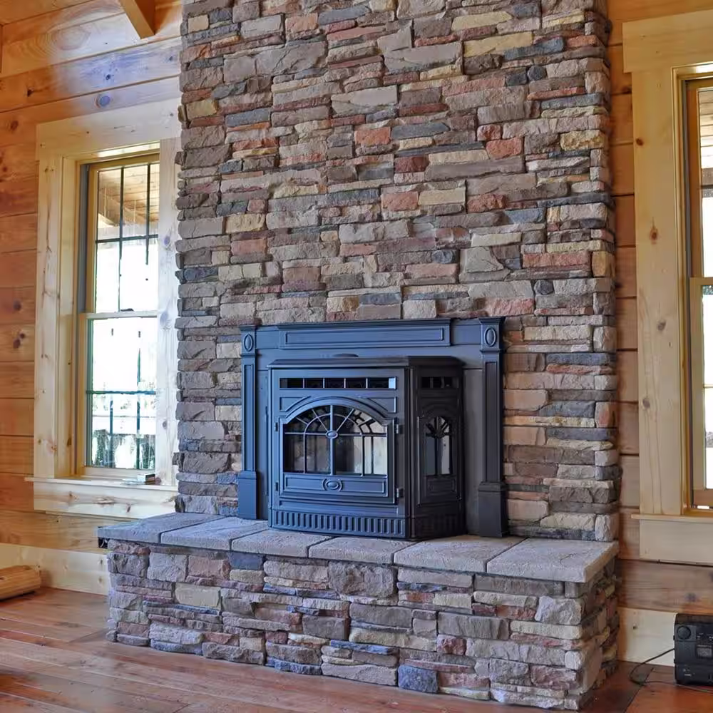 M-Rock P-Series 5 in. x 12 in. To 19 in. Copper Hill Ledge Stone Concrete Stone Veneer Corners (1.6 lin. ft./bx)
