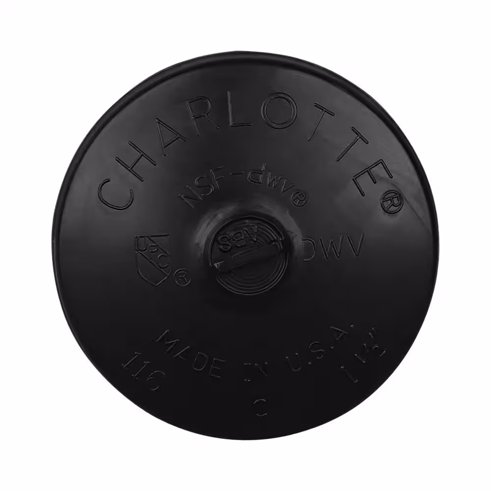 Charlotte Pipe 2 in. ABS DWV Cap