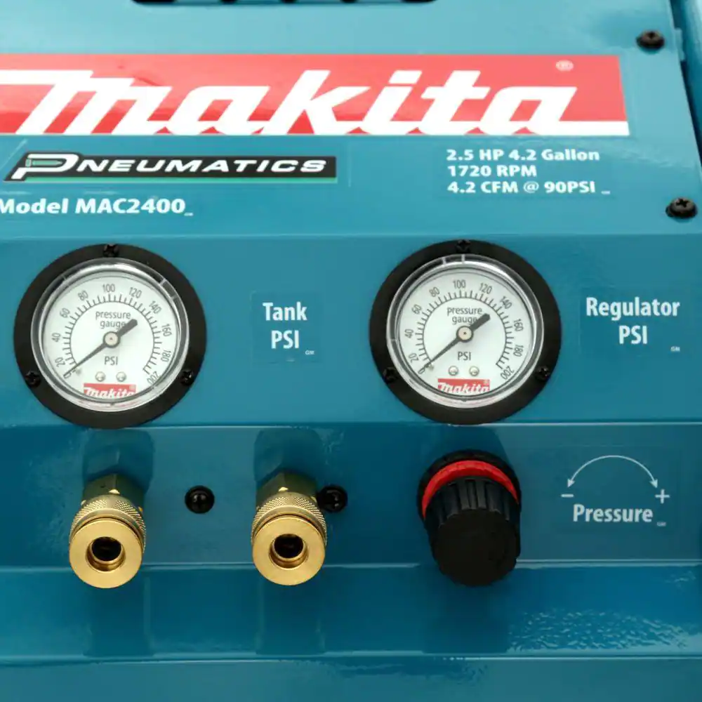Makita 4.2 Gal. 2.5 HP Portable Electrical 2-Stack Air Compressor