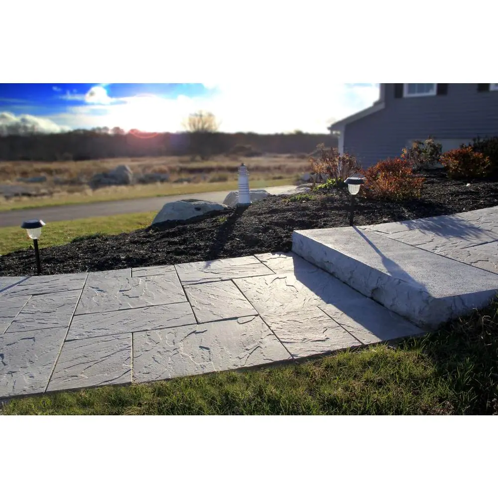 Nantucket Pavers Patio-on-a-Pallet 18 in. x 18 in. Concrete Gray Traditional Yorkstone Paver (32 Pieces/72 Sq Ft)