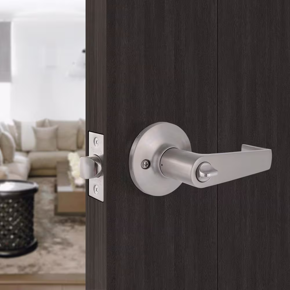 TOLEDO Segovia Satin Nickel Keyed Entry Door Lever Handleset