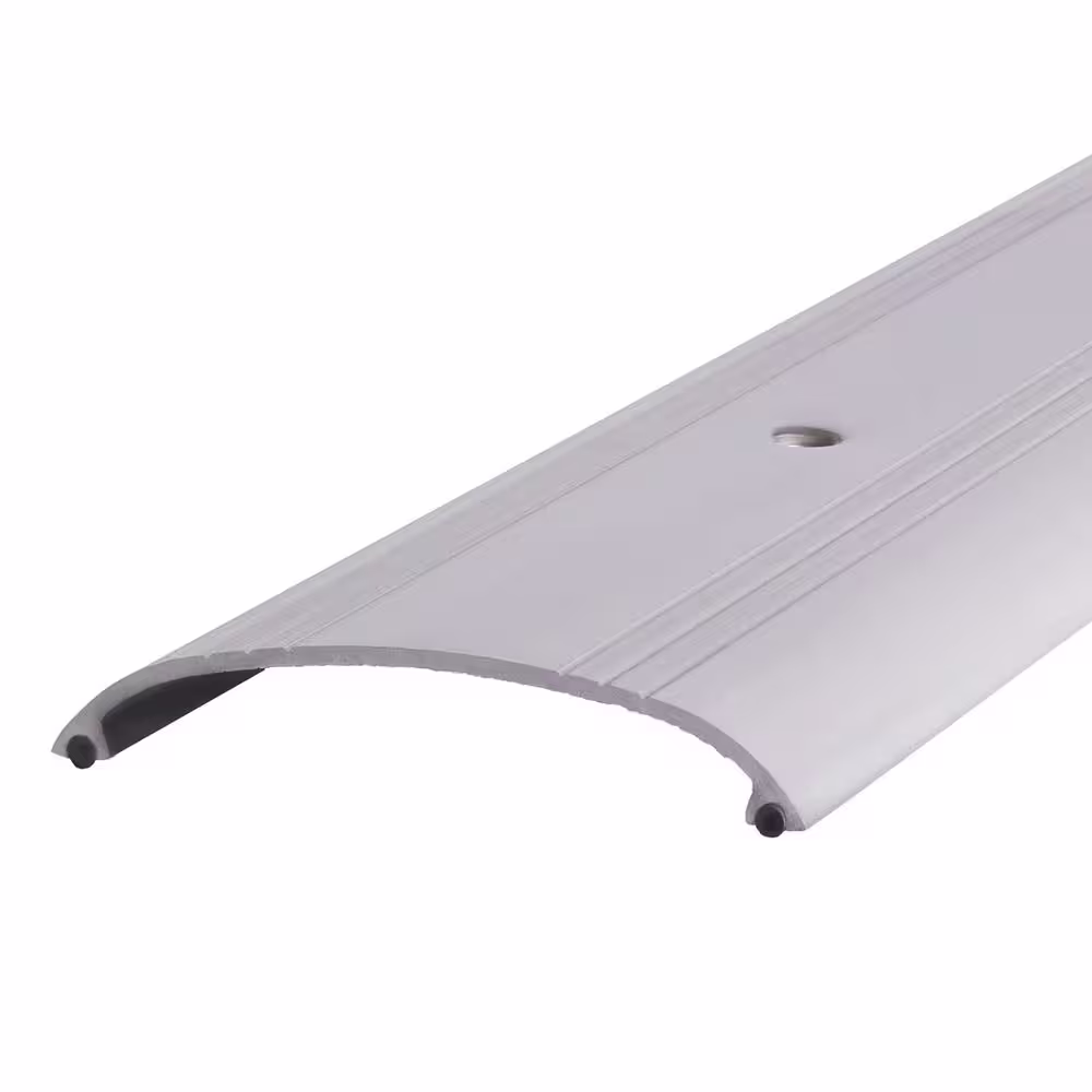 M-D Building Products 3-1/2 in. x 5/8 in. x 36 in. Silver Aluminum Commercial Dome Top Low-Profile Threshold