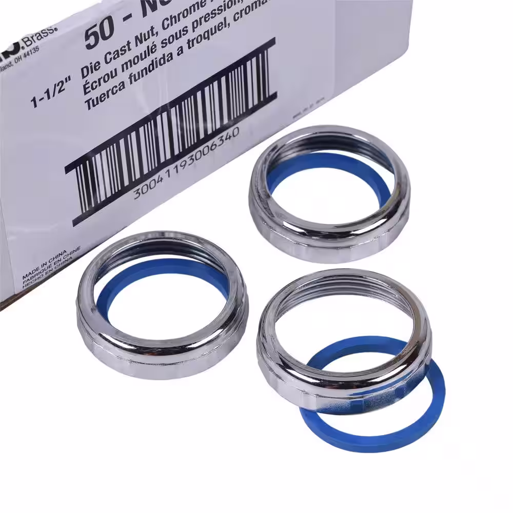Oatey 1-1/2 in. x 1-1/2 in. Sink Drain Pipe Zinc Slip-Joint Nut