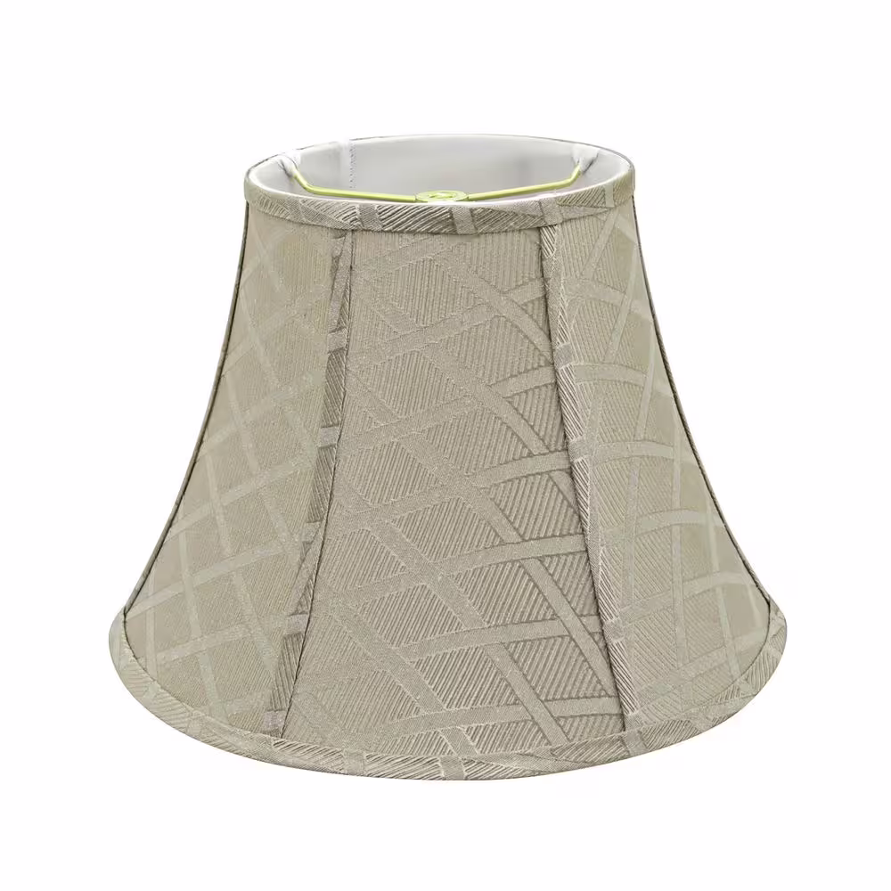 Aspen Creative Corporation 13 in. x 9.5 in. Off White Bell Lamp Shade