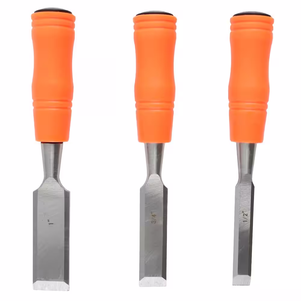 Buck Bros. Economy Wood Chisel Set (3-Piece)