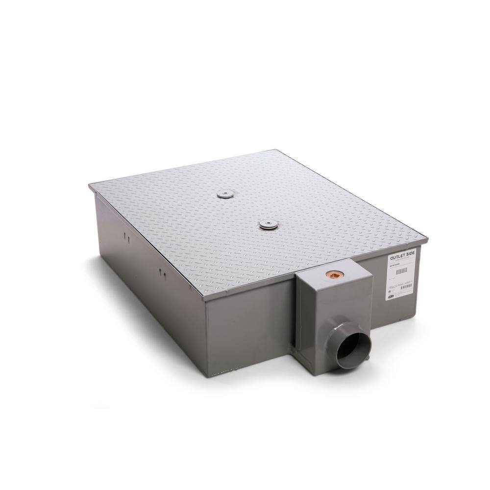 Zurn 29 in x 11 in. Low-Profile Grease Trap with 4 in. NH Connection