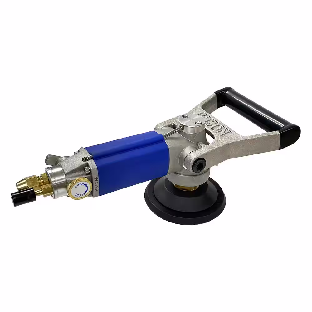 Gison 4 in. Wet Air Stone/Granite Polisher with Rear Exhaust
